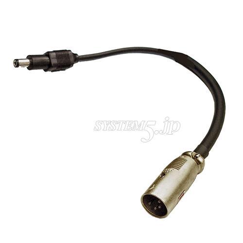 NEP XLR4P-4 電源ケーブル(XLR4ピンオス→DCプラグオス2.1φ