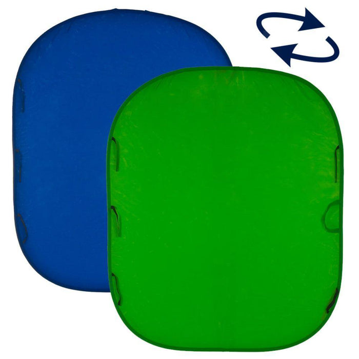 Manfrotto LL LC5687 クロマキー背景 折畳式 1.5×1.8m ブルー/グリーン
