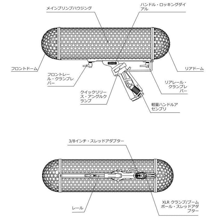RODE Blimp (NEW) ウインドシールド&ショックマウントシステム