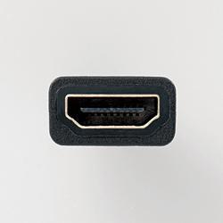 ELECOM AD-HDAD3BK HDMI変換アダプタ(AF-D/ブラック)