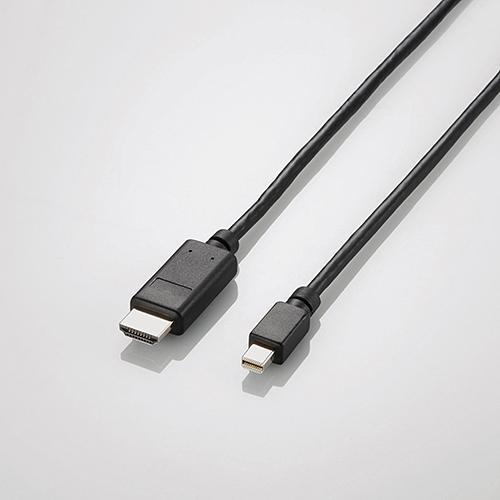 ELECOM AD-MDPHDMI10BK Mini DisplayPort-HDMI変換ケーブル(1m/ブラック)
