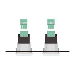 CANARE MFP-3X2DSLAW-NP コネクタ付きプレートMFPシリーズ XLR3P/NC3P