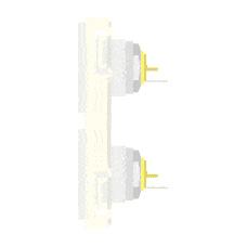 CANARE CP-RUW-S 壁用AVコンセント CPシリーズ BNC シルバー