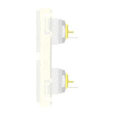 CANARE CP-RUW-W 壁用AVコンセント CPシリーズ BNC ホワイト