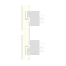 CANARE KP-4X2W-S 壁用AVコンセント CPシリーズ XLR4P/NC4P シルバー