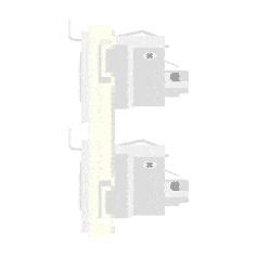 CANARE CP-5X1W-I 壁用AVコンセント CPシリーズ XLR5P/NC5P アイボリー
