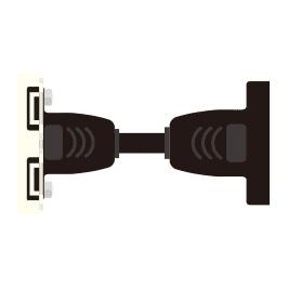 CANARE CPS-HDME-I 壁用AVコンセント CPSシリーズ HDMI アイボリー