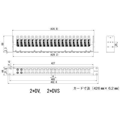 CANARE 26DVS-6 BLU 75Ωビデオパッチ盤 青
