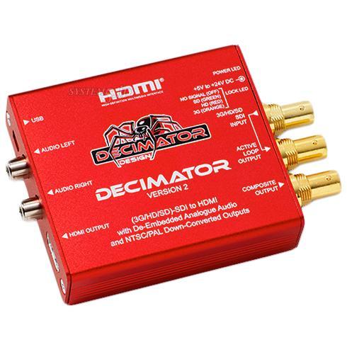 Decimator Design DECIMATOR 2 3G/HD/SD-SDI to HDMI/アナログコンバータ