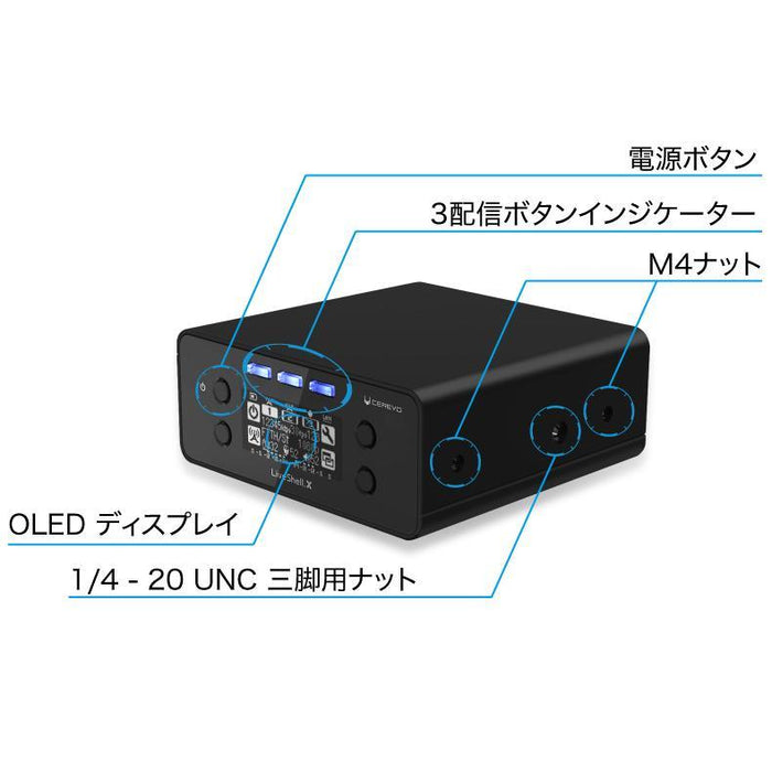 【決算セール2024】【特典付き】Cerevo CDP-LS04A ライブ配信ユニット LiveShell X