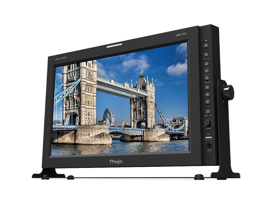 TVLogic LUM-171G 4K入出力対応17.3型フルHD LCDモニター - 業務用撮影