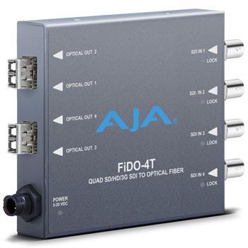 AJA Video Systems FiDO-4T 光学ファイバー コンバーター 3G SDI to Optical Fiber