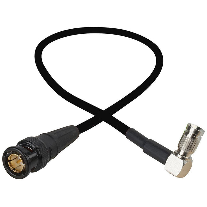 Laird Digital Cinema LARD1DINAB2 Red One 3G SDI Right Angle DIN 1.0/2.3 to BNC Adapter Cable (2inch)