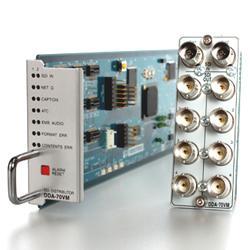 【価格お問い合わせください】VIDEOTRON DDA-70VM 3G対応シグナルモニター付きSDI信号分配器