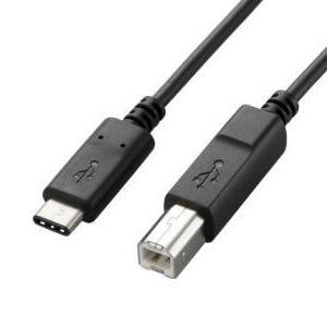 ELECOM U2C-CB05NBK USB2.0ケーブル(認証品、C-B)