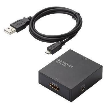 ELECOM AD-HDCV01 映像変換コンバーター(HDMI-VGA)