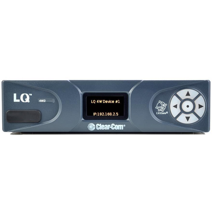 Clear-Com LQ-4W2 2ch 4ワイヤーオーディオ IPインターフェイス