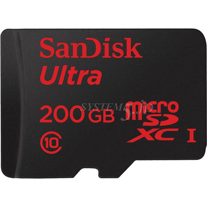 【生産完了】SanDisk SDSDQUE-200G-J35A Ultra microSDXC UHS-I カード 200GB