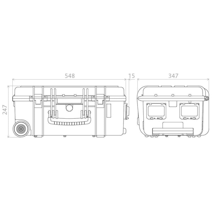 LECIP M34-150C050-407 可搬型バックアップ電源(撮影・送信機用) ELiC WALKER(ブラック)