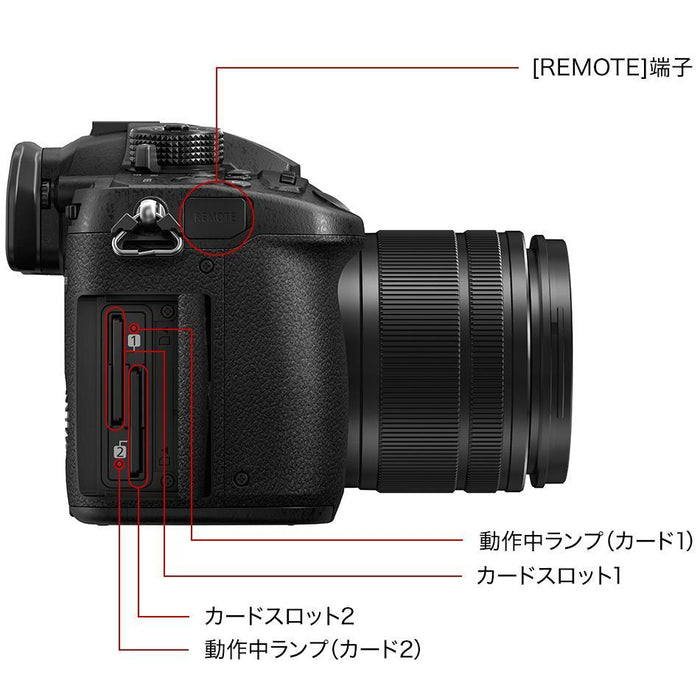 【生産完了】Panasonic DC-GH5M-K ミラーレス一眼カメラ(標準ズームレンズ付属) GH5M