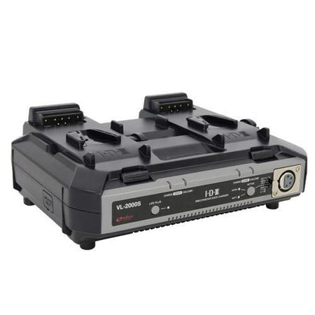 IDX ACアダプター機能付2ch同時急速充電器「VL-2000S」