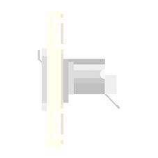 CANARE KP-NE8Y6S-S 壁用AVコンセント CPシリーズ RJ45 カテゴリ6A （メス） 金属枠/シルバー