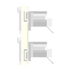 CANARE ZP-NE8Y6W-W 壁用AVコンセント CPシリーズ RJ45 カテゴリ6A （メス）×2 絶縁枠/ホワイト