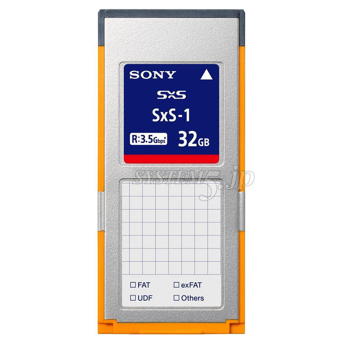 【生産完了】SONY SBS-32G1C SxS-1メモリーカード 32GB