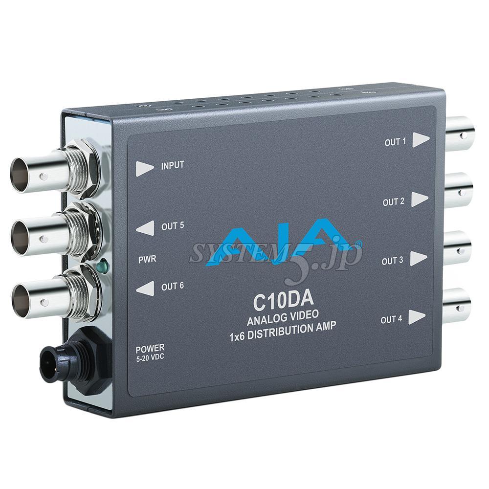 AJA Video Systems C10DA 1x6 アナログビデオ 分配増幅器 - 業務用