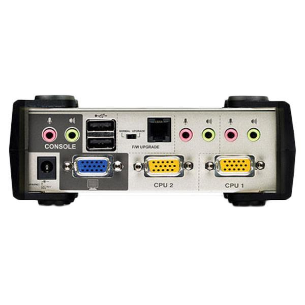 【生産完了】ATEN CS1732A 2ポート PS/2-USB VGA/オーディオ KVMPスイッチ