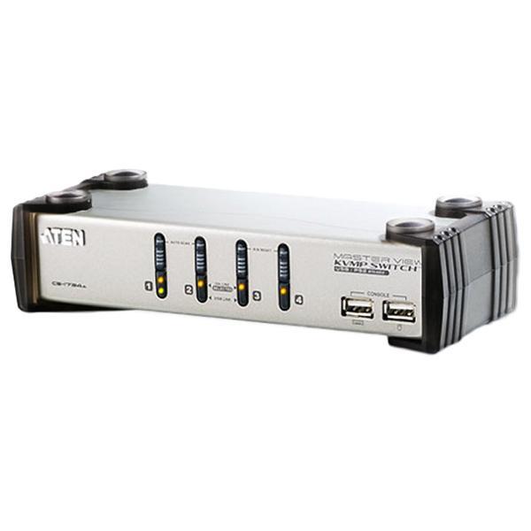 【生産完了】ATEN CS1734A 4ポート PS/2-USB VGA/オーディオ KVMPスイッチ