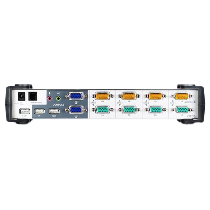 ATEN CS1744 4ポート USB VGA デュアルディスプレイ/オーディオ KVMPスイッチ
