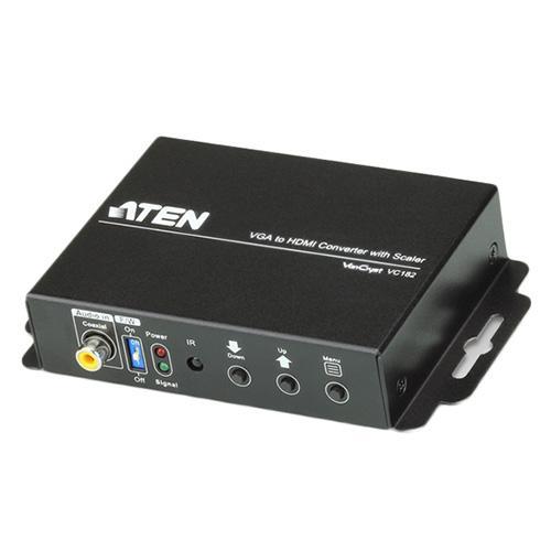 ATEN VC182 オーディオ・VGA → HDMIコンバーター(スケーラー搭載)