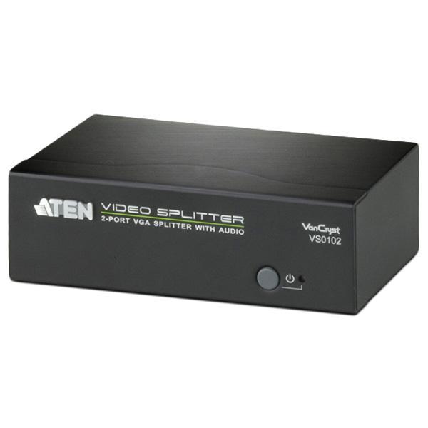 ATEN VS0102 VGA 2分配器(オーディオ対応)