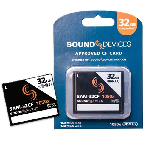 SOUND DEVICES SAM-32CF II Compact Flash(32GB/UDMA-7)