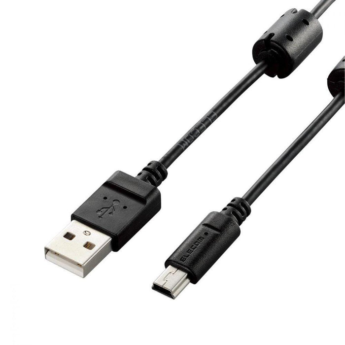 ELECOM DGW-MF05BK カメラ接続用USBケーブル(mini-Bタイプ/0.5m)