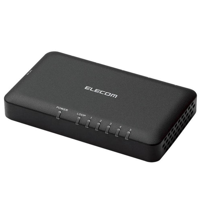 ELECOM EHC-G05PA-SB 1000BASE-T対応 スイッチングハブ(5ポート)