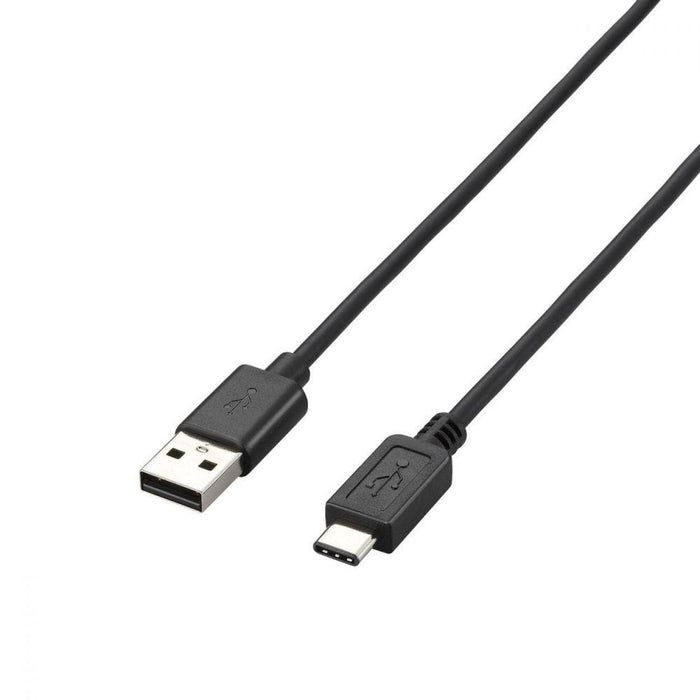ELECOM U2C-AC10BK USB2.0ケーブル(A-TypeC/1.0m)