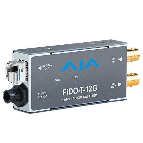 AJA Video Systems FiDO-T-12G 1ch 12G-SDI → シングルモード LC Fiber 送信機