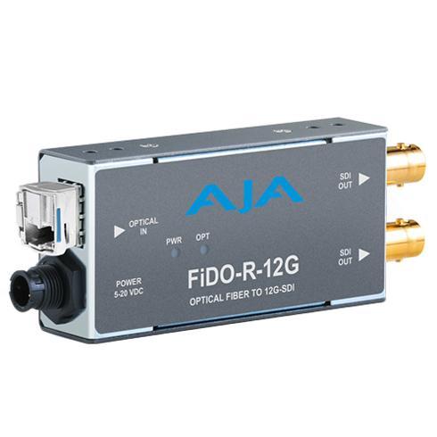 AJA Video Systems FiDO-R-12G 1ch シングルモード LC Fiber → 12G-SDI 受信機