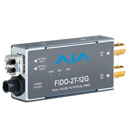 AJA Video Systems FiDO-2T-12G 2ch 12G-SDI → シングルモード LC Fiber 送信機
