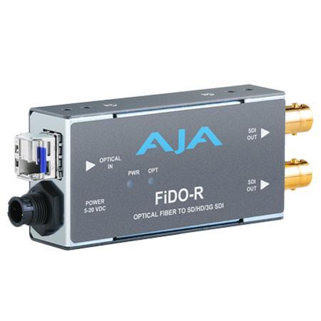 AJA Video Systems FiDO-R-MM 1ch マルチモード LC Fiber → 3G-SDI 受信機