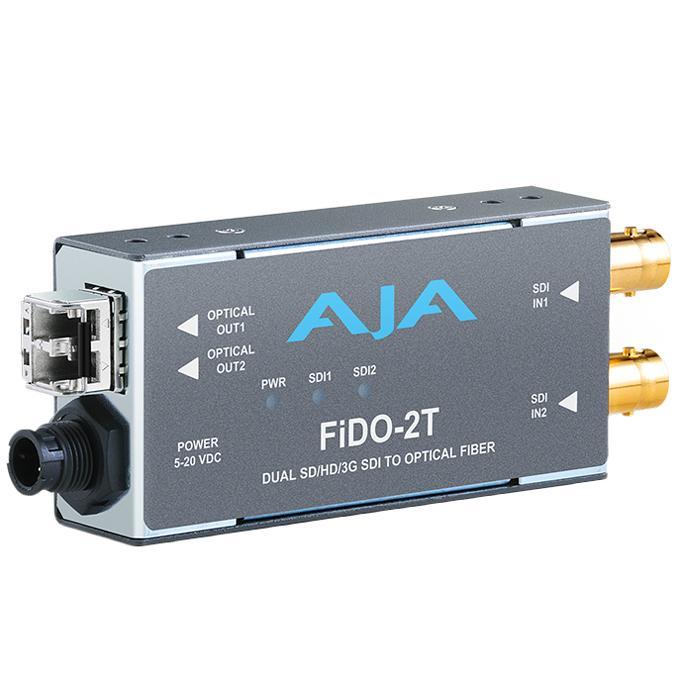 AJA Video Systems FiDO-2T-MM 2ch 3G-SDI → マルチモード LC Fiber 送信機