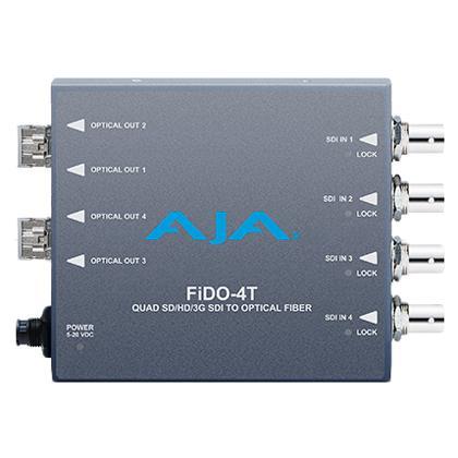 AJA Video Systems FiDO-4T-MM 4ch 3G-SDI → マルチモード LC Fiber 送信機