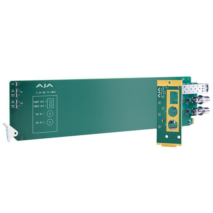 AJA Video Systems OG-FIBER-2T-MM 2ch 3G-SDI → マルチモード LC Fiber 送信機