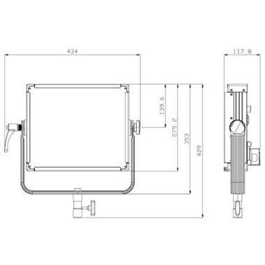 Lumos 300GT デイライト 50W ソフトフラッドLEDライト(デイライト/5600K)