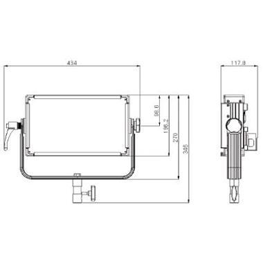 Lumos 200GT バイカラー 30W ソフトフラッドLEDライト(バイカラー/3200K-5600K)