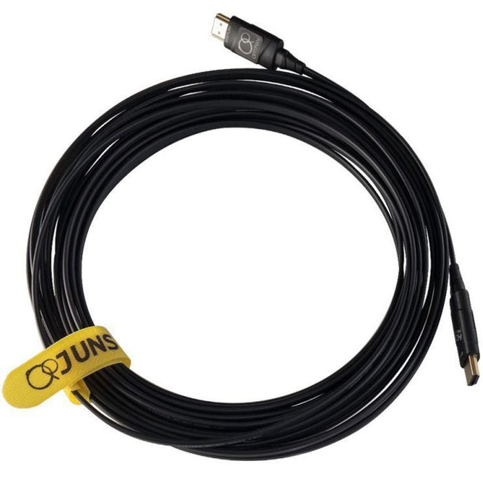 JUNS OP-UHU-40KB 光HDMIケーブル OPTIMAN 4K HDMI2.0a 着脱モデル 40m
