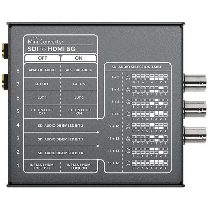 BlackmagicDesign CONVMBSH4K6G Mini Converter SDI to HDMI 6G