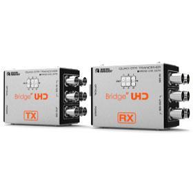 DIGITAL FORECAST UHD_QOTR 4K UHD対応3G-SDI6系統伝送光延長器(送受信機セット)